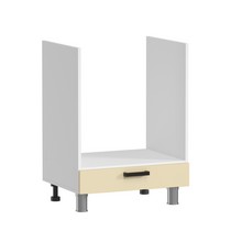 Шкаф под духовку Аленушка НД 600 Астра Крем, скоба черный