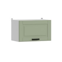 Шкаф-антресоль навесной Аленушка ВГ 600 Астра Фисташка, скоба черный