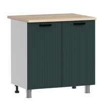 Шкаф напольный Аленушка Н 800 Лотос Изумруд, скоба антрацит