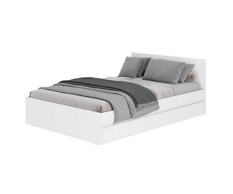 Кровать 1,2 м Симпл КР-07 (белый)