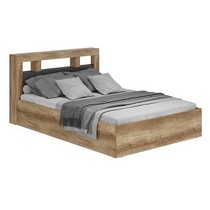 Кровать с подъемным механизмом Прима 140х200 (дуб юкон)