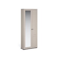 Шкаф 2 двери 1 зеркало Лацио Сканди (кашемир, сканди мускат, черный)