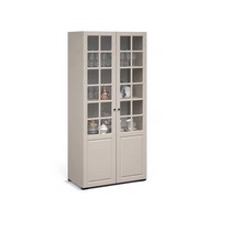 Витрина 2 двери Лацио Сканди (кашемир, сканди мускат, черный)