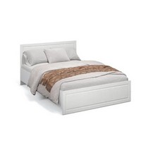 Кровать 140 без основания Лацио (белое дерево)