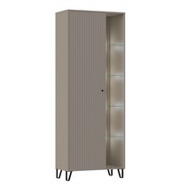 Шкаф Оливия (глиняный серый, шарли мокко)