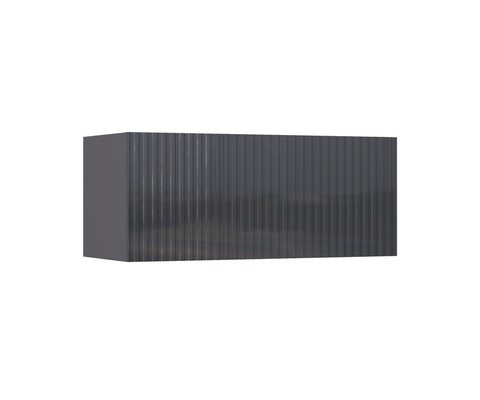 Тумба навесная 1 Оливия (графит, графит глянец)