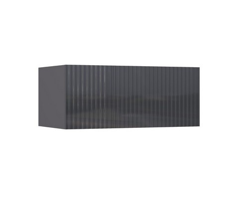 Тумба навесная 2 Оливия (графит, графит глянец)