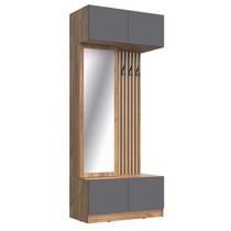 Прихожая Роджина (дуб крафт, графит)