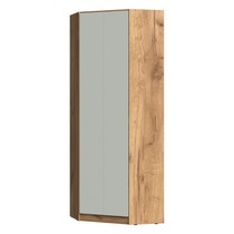 Шкаф угловой Челси Color (мята темная, дуб крафт)