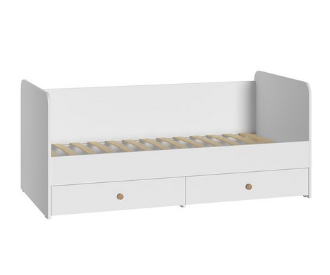 Кровать детская Джастин 11.55 (белый шагрень)