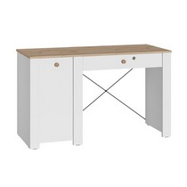 Стол письменный Джастин 12.154 (белый шагрень)