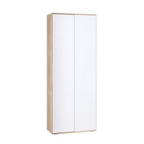 Шкаф угловой для одежды Куба 13.137 (дуб сонома, белый премиум)