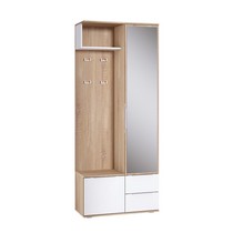 Шкаф комбинированный Куба 10.14 (дуб сонома, белый премиум)