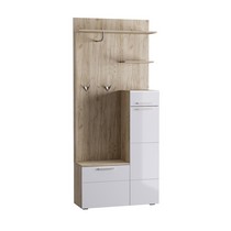 Шкаф многоцелевого назначения Лайн 10.16 Н (дуб серый, белый)