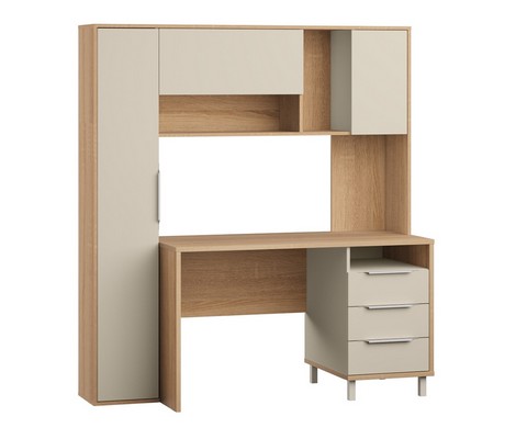 Стол рабочий Комфорт 12.95 N (дуб сонома, сатин)