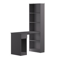 Шкаф комбинированный Лайт 10.01 (темно-серый)