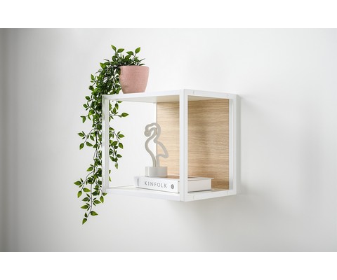 Полка навесная Марвэл 16.487 (белый, плэйн)