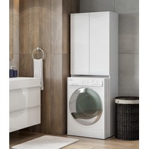 Пенал 640 с нишей для стиральной машины (белый)