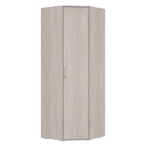 Шкаф угловой для одежды Белла (ясень белый)