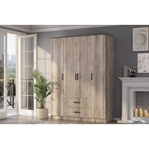 Шкаф 4-х створчатый Титан (дуб смоки)