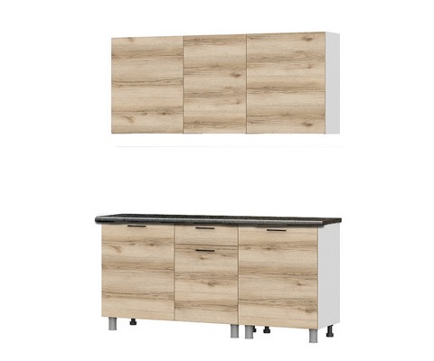 Кухонный гарнитур Лаванда со столешницей (Дуб Делано)