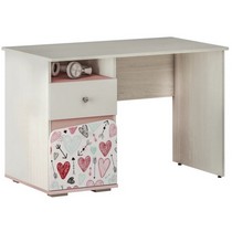 Стол письменный ПС-04 Малибу (ясень белый/айскрим)