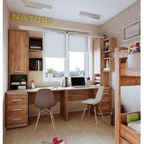 Детская комната Nature, комплектация 5 (дуб табачный craft-мокко)