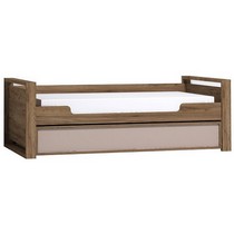 Кровать Nature 80, 190х90 см (дуб табачный craft-мокко)