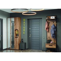 Прихожая Nature, комплектация 2 (дуб табачный craft-черный)