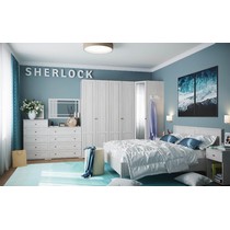 Спальня Sherlock, комплект 4 (ясень анкор светлый)