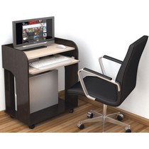 Компьютерный стол Грета-10 венге-дуб молочный