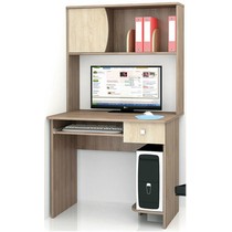 Компьютерный стол Грета-4 с надстройкой (ясень шимо-дуб сонома)