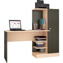 Компьютерный стол Квартет-6 (венге-дуб молочный)