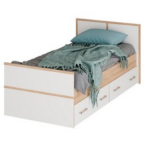 Кровать Сакура 90х200 см Light с проложками ДСП