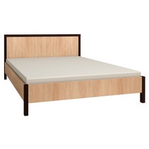Кровать с основанием (дерево) Bauhaus 4 120х200 (дуб сонома)