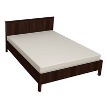 Кровать с основанием (металл) Sherlock 44 120х200 (орех)