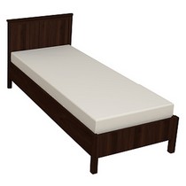 Кровать с основанием (металл) Sherlock 45 90х200 (орех)