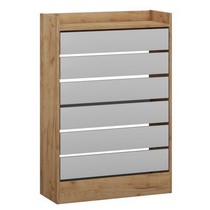 Обувница закрытая Ямайка ЯПТ-2 (дуб крафт/белый)