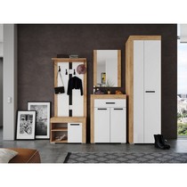 Прихожая Галант. Комплект 1 (дуб крафт/белый)