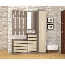 Прихожая Ямайка. Комплект 3 (ясень шимо)