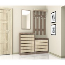 Прихожая Ямайка. Комплект 4 (ясень шимо)