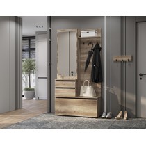 Прихожая ПР-04 Энигма дуб (дуб каньон, венге)