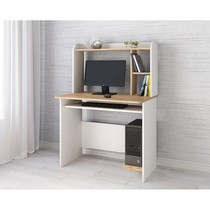 Стол компьютерный Грета-2 (белый/дуб крафт)