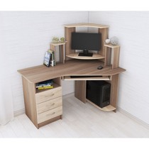 Стол компьютерный Грета-7 (ясень шимо)