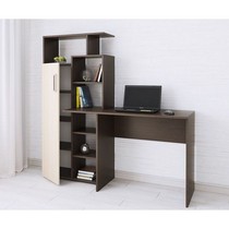 Стол компьютерный Квартет-7 (венге/дуб молочный)