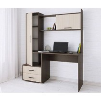 Стол компьютерный Квартет-9 (венге/дуб молочный)