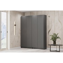 Модульный шкаф Бали, Графит серый (комплект 1)