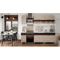 Кухня Монтана 2 м, Венге, Дуб сонома