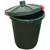 Бак из пластика круглый с крышкой 105 л