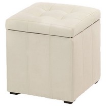 Банкетка Модерна экокожа (светло-бежевая) 396854